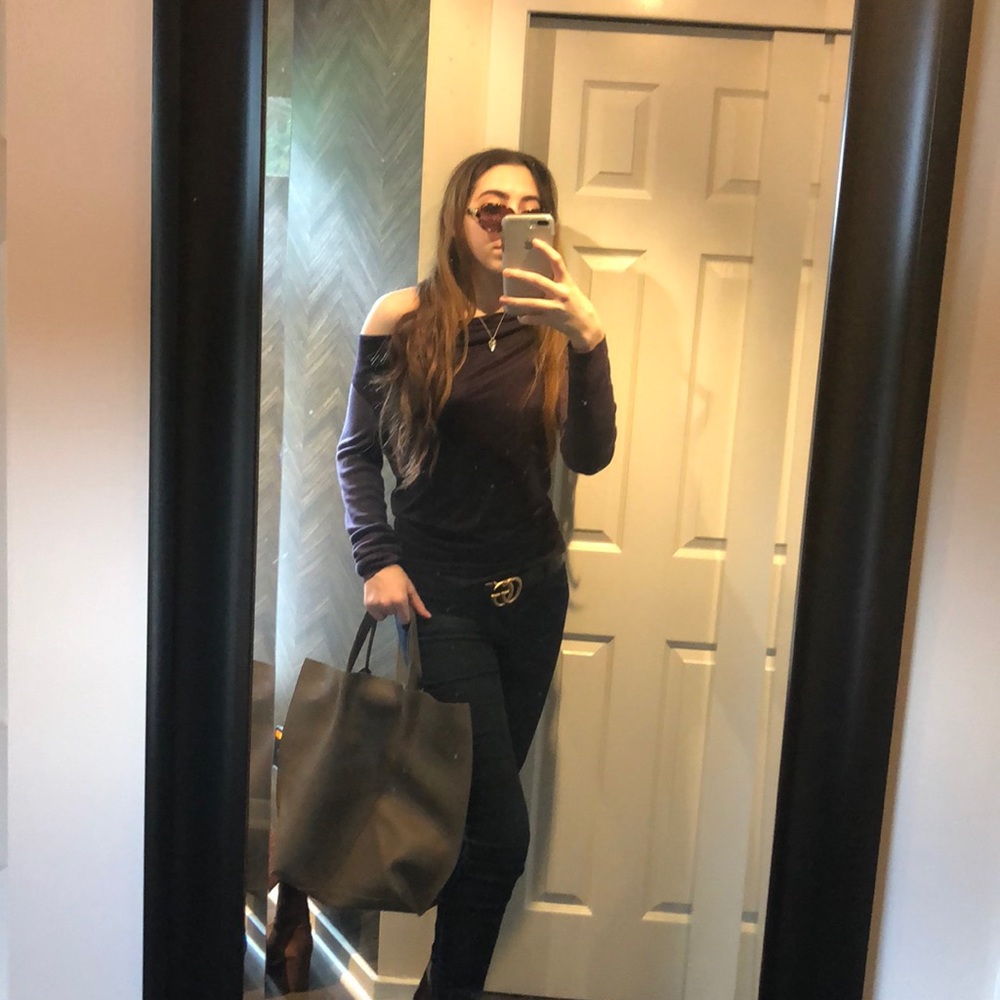 Gap long sleeve cowl neck top